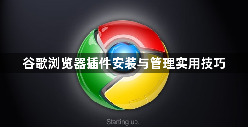 谷歌浏览器插件安装与管理实用技巧1