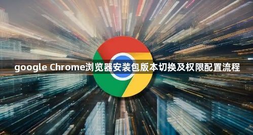 google Chrome浏览器安装包版本切换及权限配置流程1
