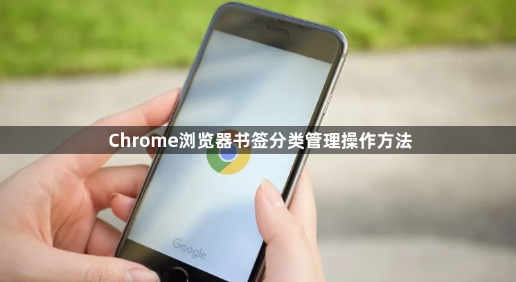 Chrome浏览器书签分类管理操作方法1
