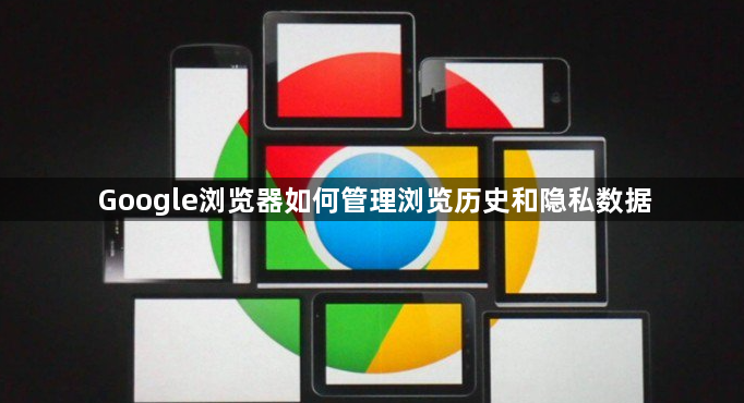 Google浏览器如何管理浏览历史和隐私数据1