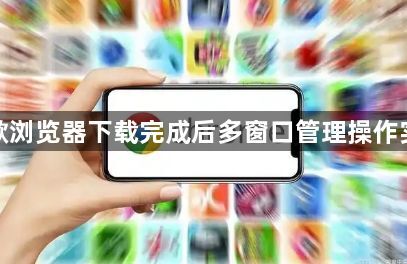 谷歌浏览器下载完成后多窗口管理操作实操1