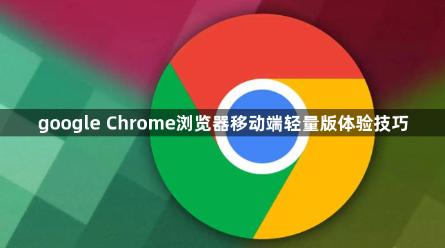 google Chrome浏览器移动端轻量版体验技巧1