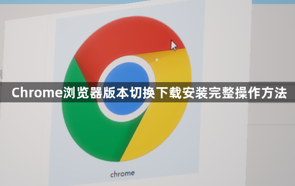 Chrome浏览器版本切换下载安装完整操作方法1