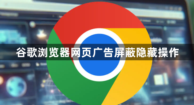 谷歌浏览器网页广告屏蔽隐藏操作1
