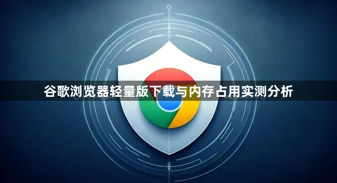 谷歌浏览器轻量版下载与内存占用实测分析1