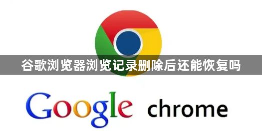 谷歌浏览器浏览记录删除后还能恢复吗1