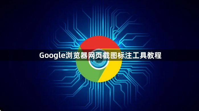 Google浏览器网页截图标注工具教程1