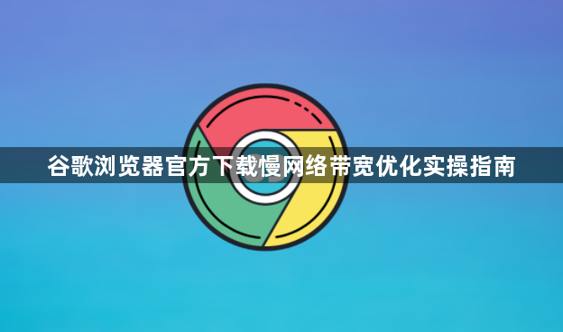谷歌浏览器官方下载慢网络带宽优化实操指南1