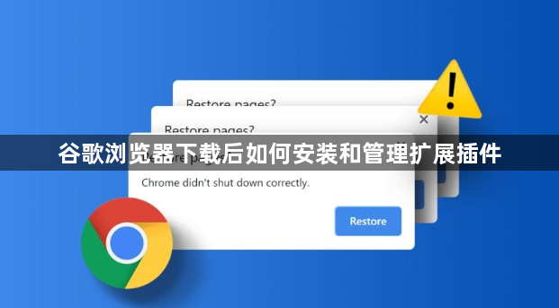 谷歌浏览器下载后如何安装和管理扩展插件1