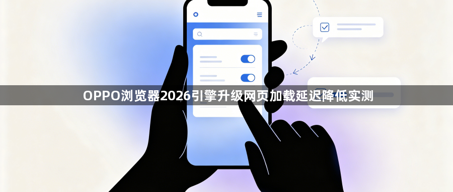 OPPO浏览器2026引擎升级网页加载延迟降低实测1