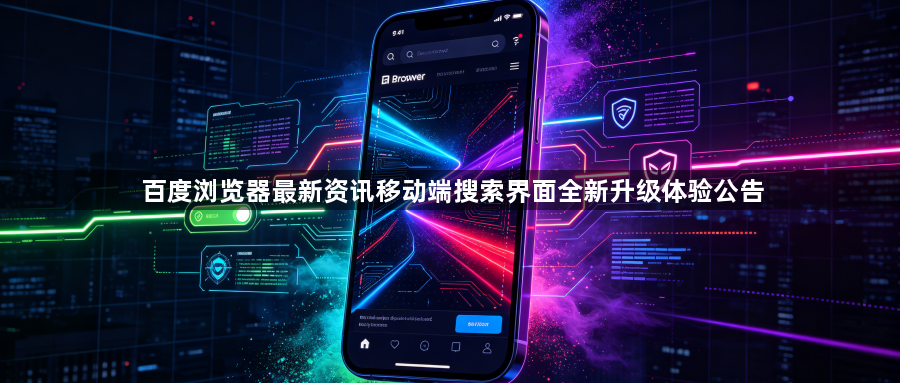 百度浏览器最新资讯移动端搜索界面全新升级体验公告1