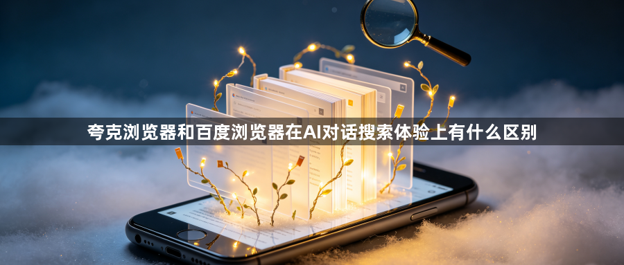 夸克浏览器和百度浏览器在AI对话搜索体验上有什么区别1