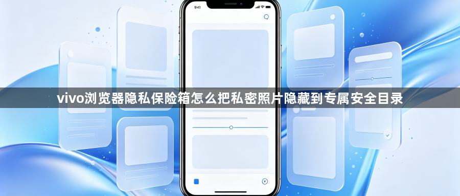 vivo浏览器隐私保险箱怎么把私密照片隐藏到专属安全目录1