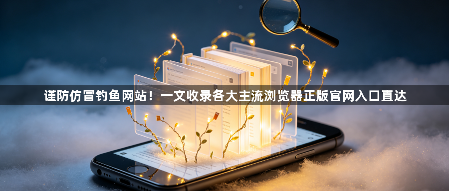 谨防仿冒钓鱼网站!一文收录各大主流浏览器正版官网入口直达1