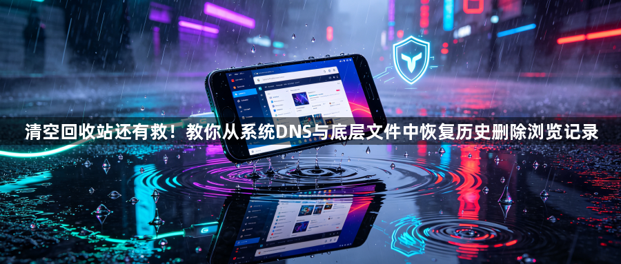 清空回收站还有救！教你从系统DNS与底层文件中恢复历史删除浏览记录1