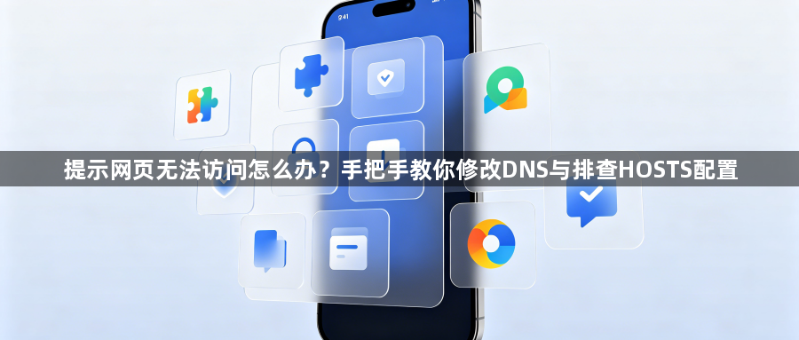 提示网页无法访问怎么办?手把手教你修改DNS与排查HOSTS配置1
