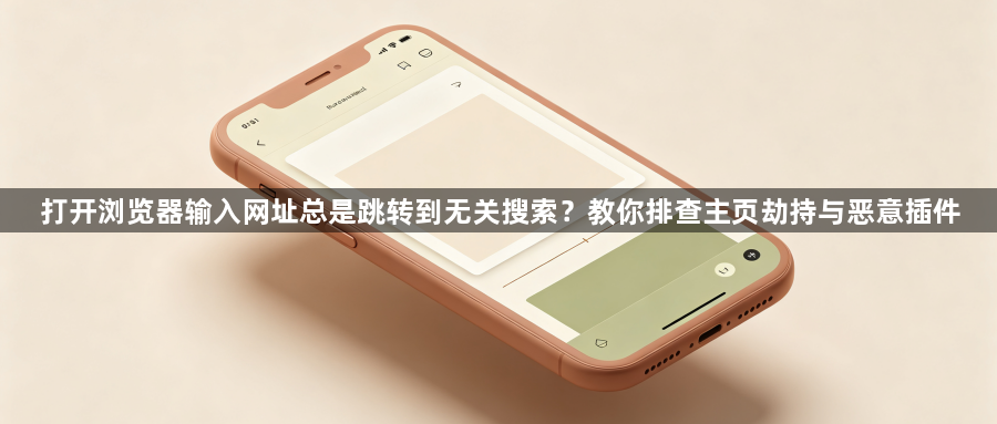 打开浏览器输入网址总是跳转到无关搜索？教你排查主页劫持与恶意插件1
