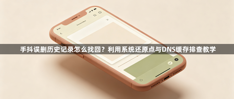手抖误删历史记录怎么找回?利用系统还原点与DNS缓存排查教学1