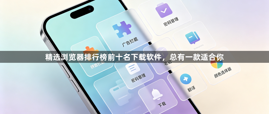精选浏览器排行榜前十名下载软件，总有一款适合你1