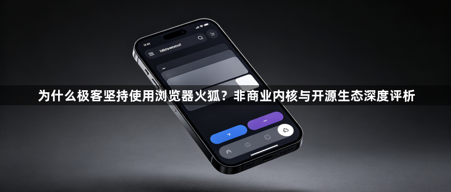 为什么极客坚持使用浏览器火狐？非商业内核与开源生态深度评析1