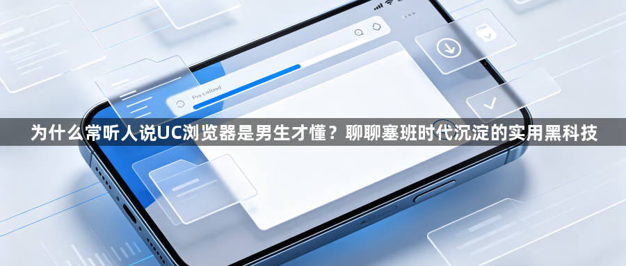 为什么常听人说UC浏览器是男生才懂？聊聊塞班时代沉淀的实用黑科技1