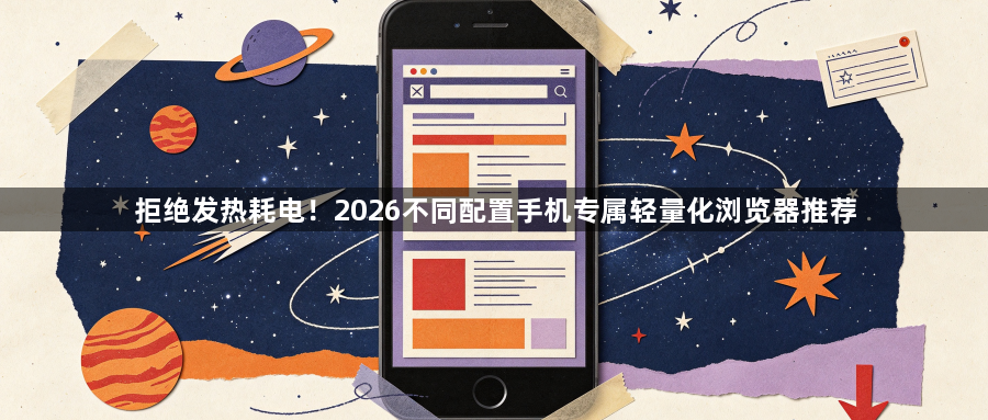 拒绝发热耗电！2026不同配置手机专属轻量化浏览器推荐1