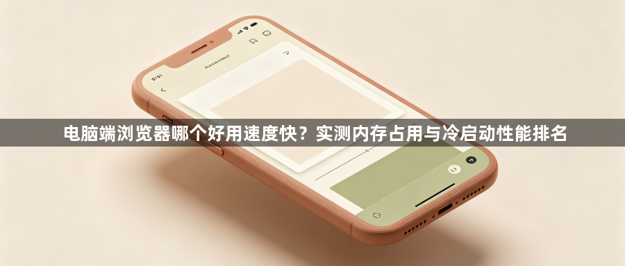 电脑端浏览器哪个好用速度快?实测内存占用与冷启动性能排名1