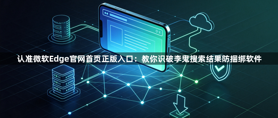 认准微软Edge官网首页正版入口：教你识破李鬼搜索结果防捆绑软件1
