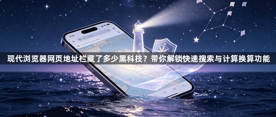 现代浏览器网页地址栏藏了多少黑科技？带你解锁快速搜索与计算换算功能1