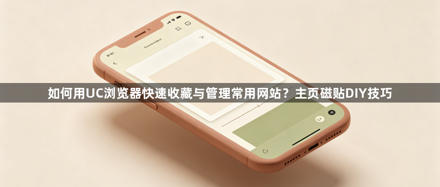 如何用UC浏览器快速收藏与管理常用网站？主页磁贴DIY技巧1