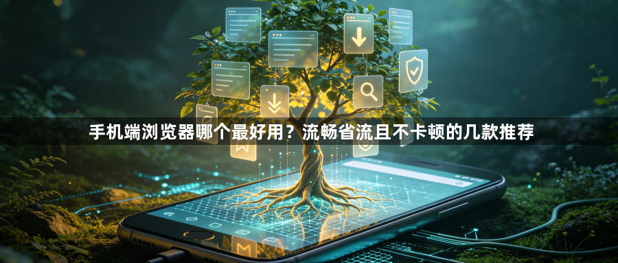 手机端浏览器哪个最好用?流畅省流且不卡顿的几款推荐1