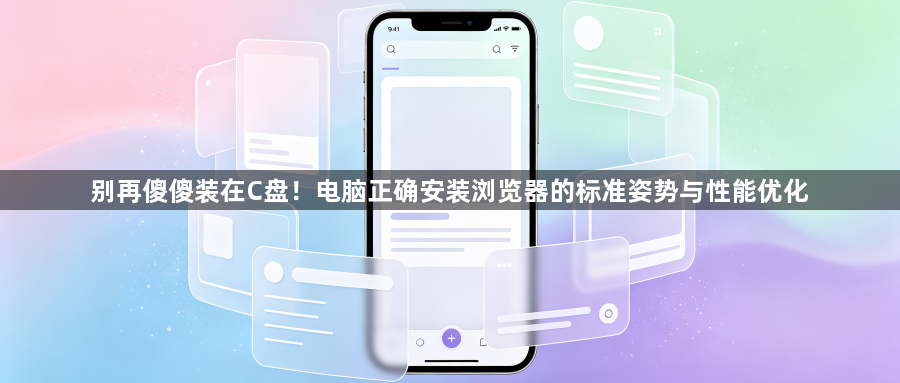 别再傻傻装在C盘！电脑正确安装浏览器的标准姿势与性能优化1