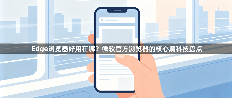 Edge浏览器好用在哪?微软官方浏览器的核心黑科技盘点1