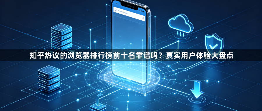 知乎热议的浏览器排行榜前十名靠谱吗？真实用户体验大盘点1